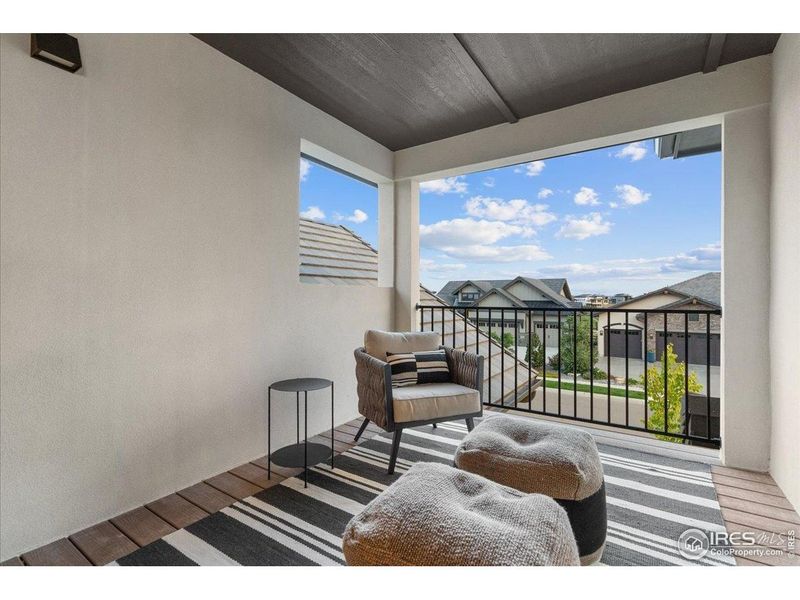 Exterior details and patio area of a home in , Berthoud (Image 23).