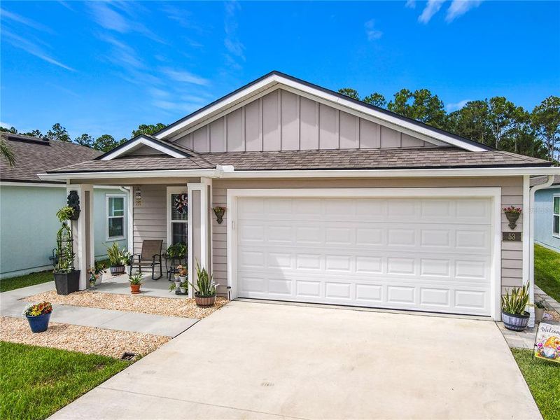 Front exterior of a new home in , Bunnell, FL, highlighting curb appeal (Image 21). Front exterior of a new home in , Bunnell, FL, highlighting curb appeal (Image 21).