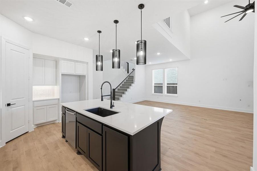 Furnished interior view inside a new home in Wellington: Artisan Series - 50ft lots, Haslet (Image 12).