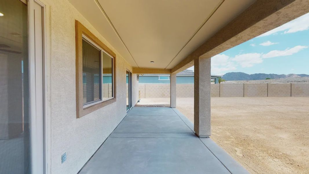 Representative exterior details of a home built from the 201 by Elliott Homes in Las Barrancas, Yuma (Image 3).