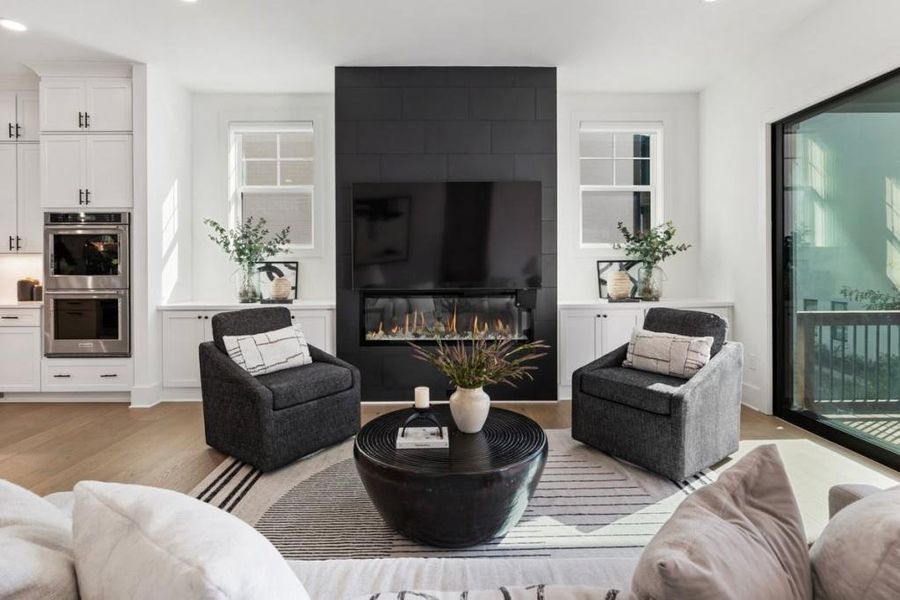 Furnished interior view inside a new home in , Alpharetta (Image 14).