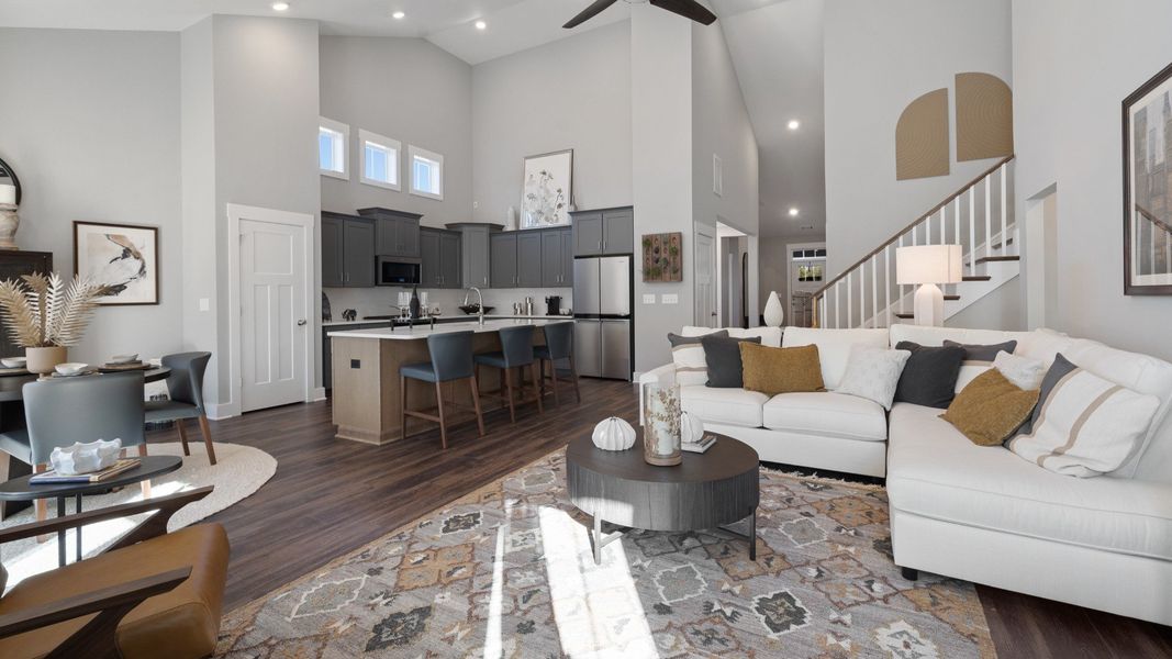 Furnished interior view inside a new home in The Reserve at Livingston Park, Easley (Image 8).