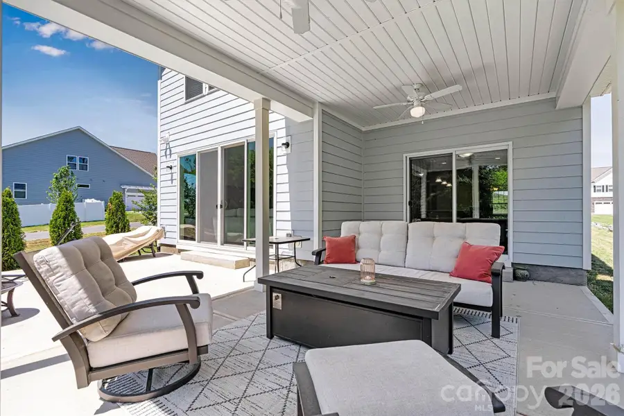 Exterior details and patio area of a home in , Midland (Image 4).