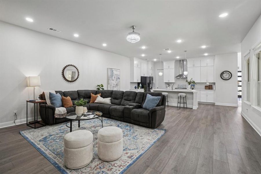 Furnished interior view inside a new home in , Plano (Image 21). Furnished interior view inside a new home in , Plano (Image 21).