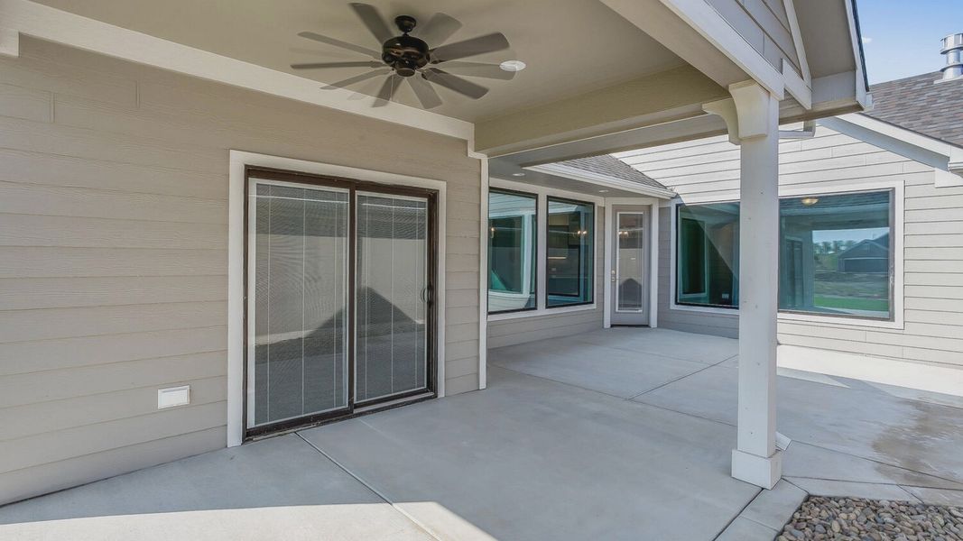 Representative exterior details of a home built from the Portico Tandem Garage by Perfection Builders in The Courtyards at The Heritage, Andover (Image 3).