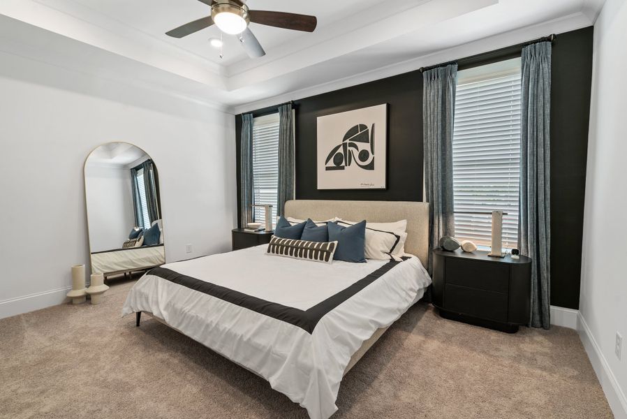 Representative furnished interior of a home built from the The Barnsley I by The Providence Group in IveyBrooke, Alpharetta (Image 33).