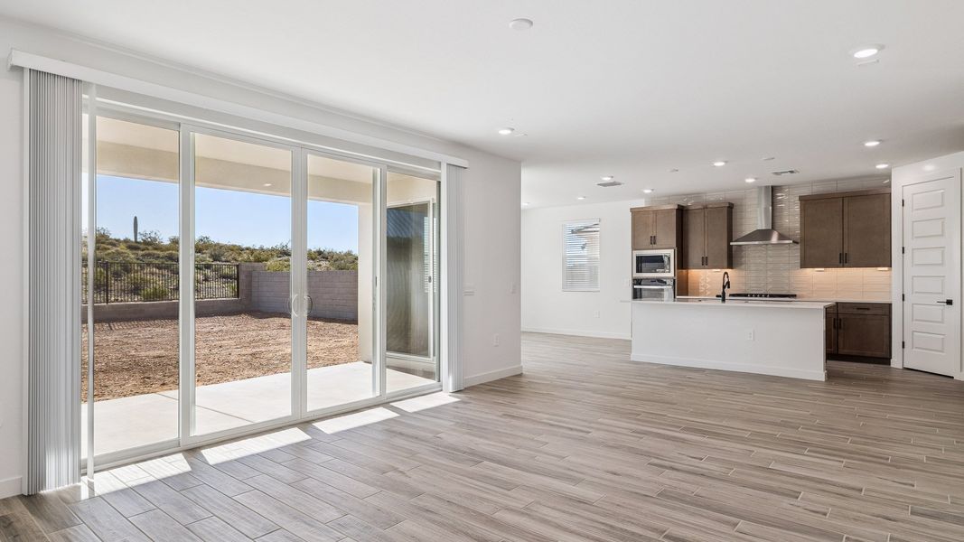 Representative unfurnished interior of a home built from the Crow by D.R. Horton in The Ridge at Stone Butte, Phoenix (Image 23).