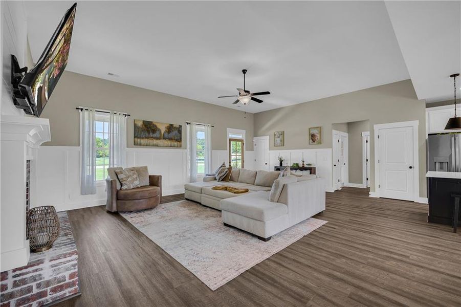 Furnished interior view inside a new home in , Social Circle (Image 43).