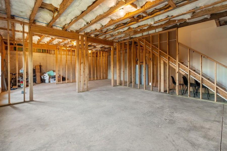 In-progress construction of a new home in , Flowery Branch, GA (Image 57).