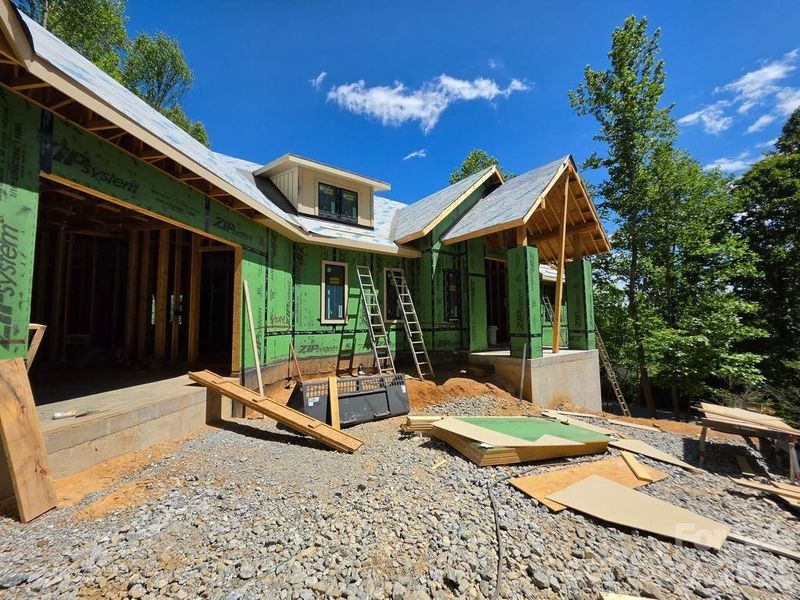 In-progress construction of a new home in , Arden, NC (Image 18).