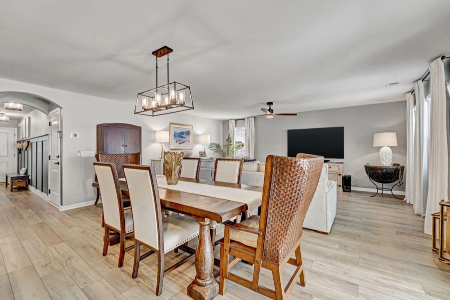 Furnished interior view inside a new home in , Hardeeville (Image 28).