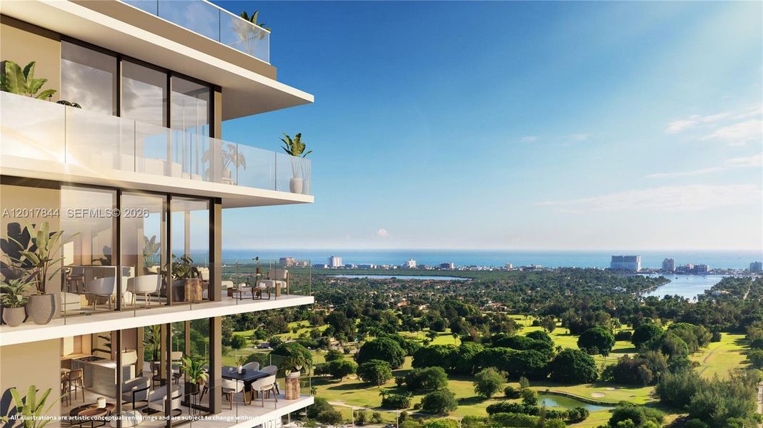Condo located in Hollywood, FL showcasing its design and architecture (Image 4).