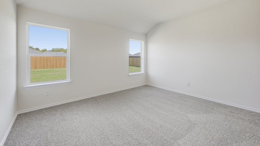 Representative unfurnished interior of a home built from the Bellvue by D.R. Horton in Three Oaks, Sherman (Image 11).