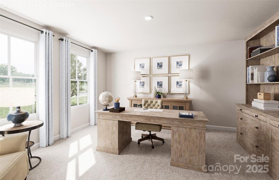 Furnished interior view inside a new home in Overture Pointe Ranches, Hickory (Image 14).