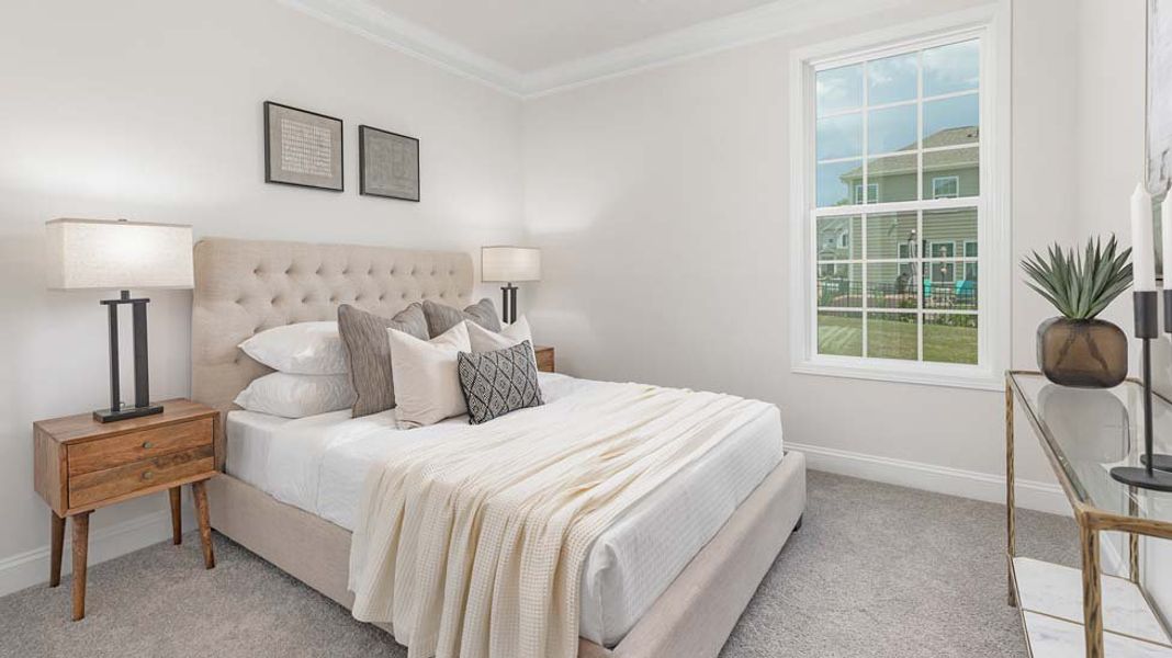 Furnished interior view inside a new home in Sylvan Creek, Denver (Image 27).