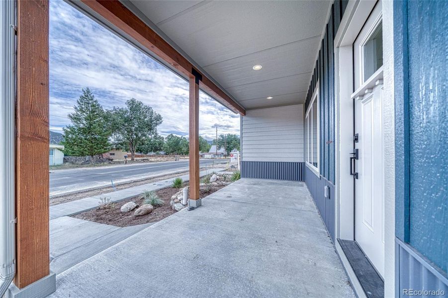 Covered porch for those "S" mountain firework views!