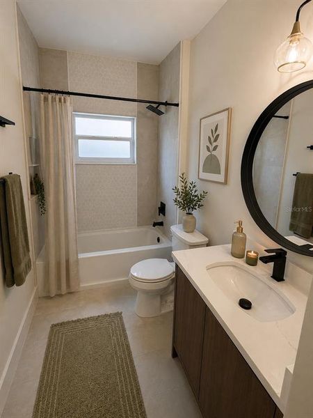 Furnished interior view inside a new home in , Venice (Image 8).