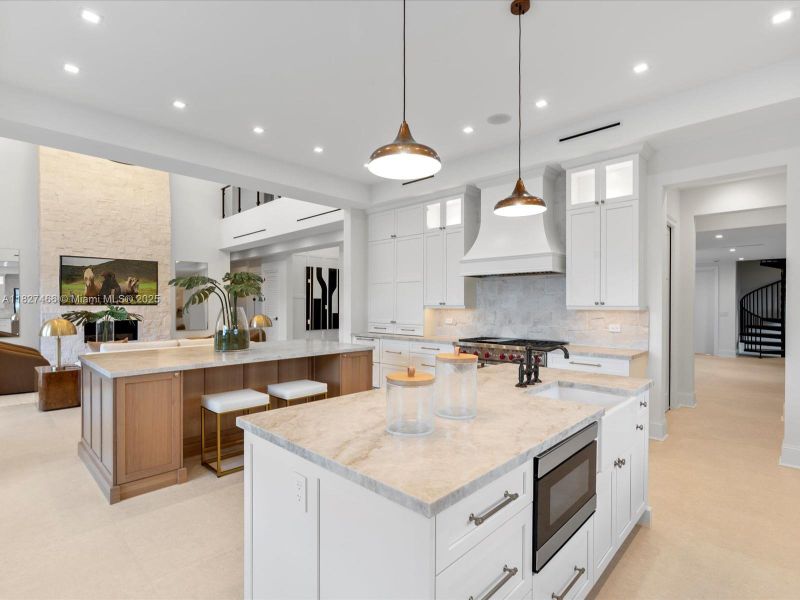 Furnished interior view inside a new home in , Miami (Image 33).