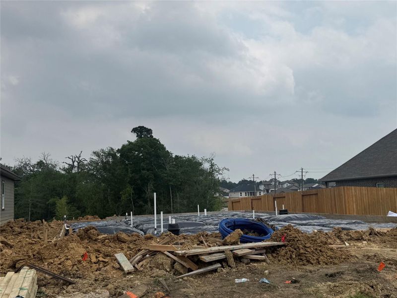 Site preparation for new homesites in Lexington Heights, Willis (Image 3).