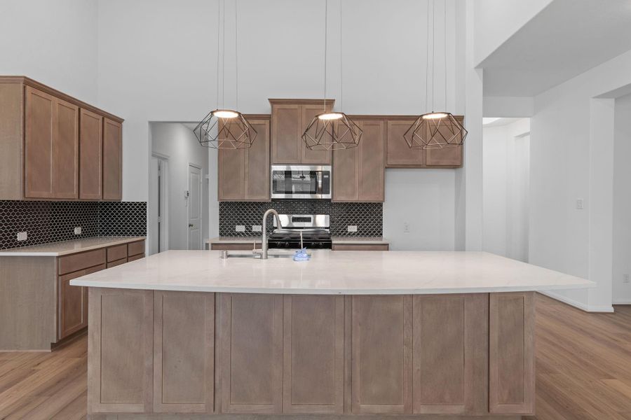 Furnished interior view inside a new home in Pomona, Manvel (Image 5).