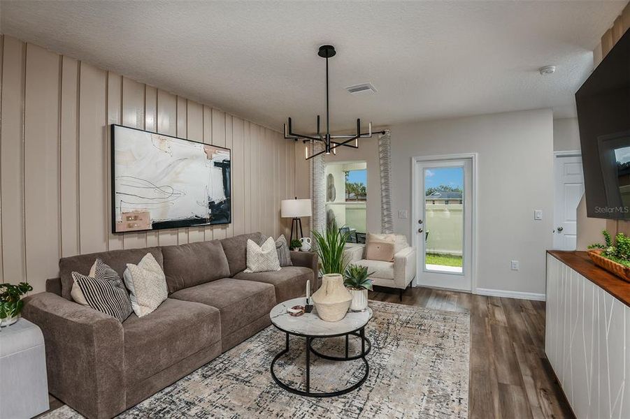 Furnished interior view inside a new home in , Haines City (Image 13).