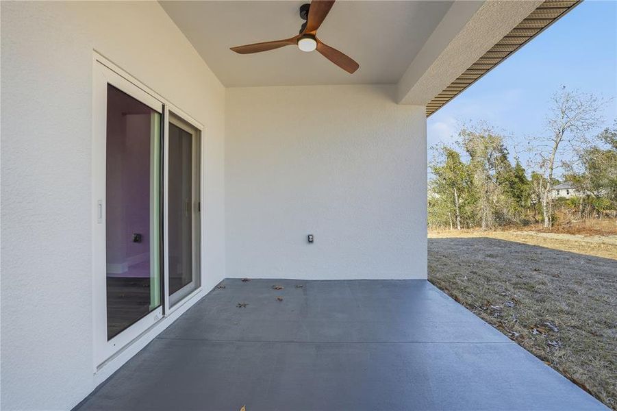 Exterior details and patio area of a home in , Brooksville (Image 26).
