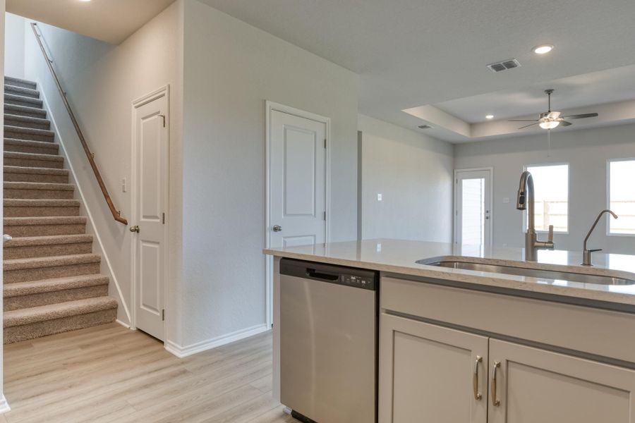 Representative furnished interior of a home built from the Cassidy by Ashton Woods in Cordova Trails, Seguin (Image 14).