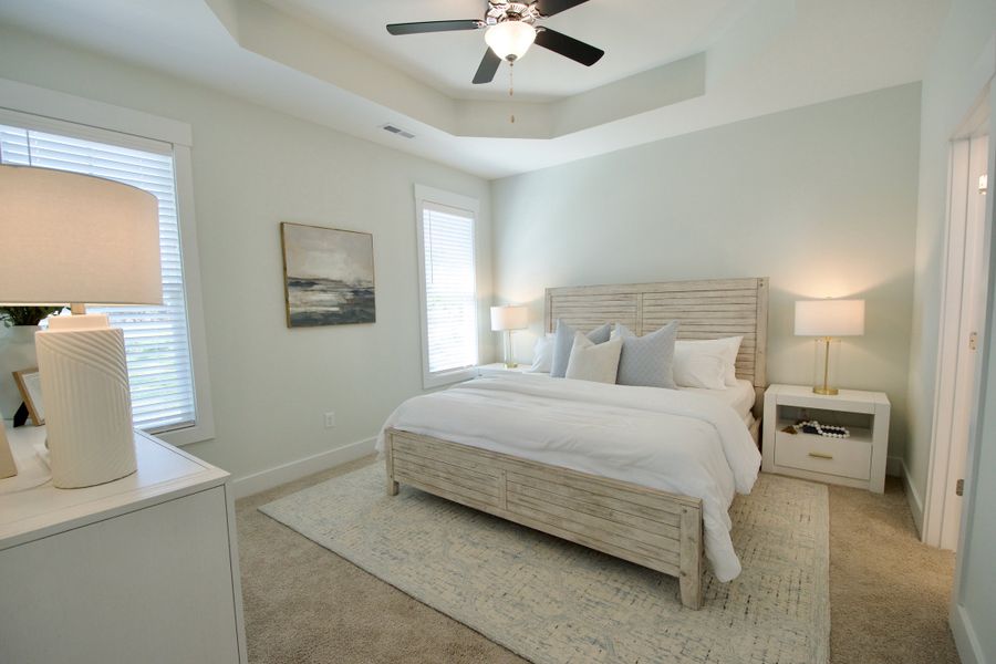 Furnished interior view inside a new home in Parkwood Estates, Leland (Image 11). Furnished interior view inside a new home in Parkwood Estates, Leland (Image 11).