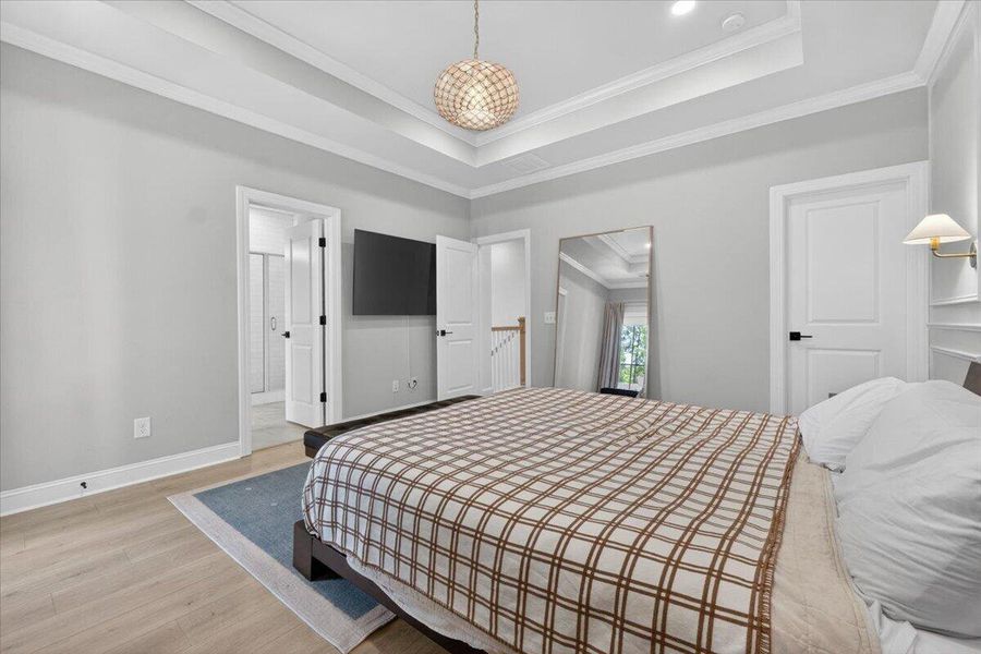 Furnished interior view inside a new home in Oak Bluff, Charleston (Image 36).