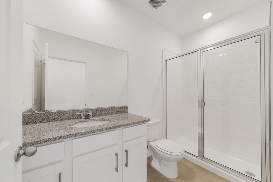 Furnished interior view inside a new home in Aulin Square, Oviedo (Image 11).