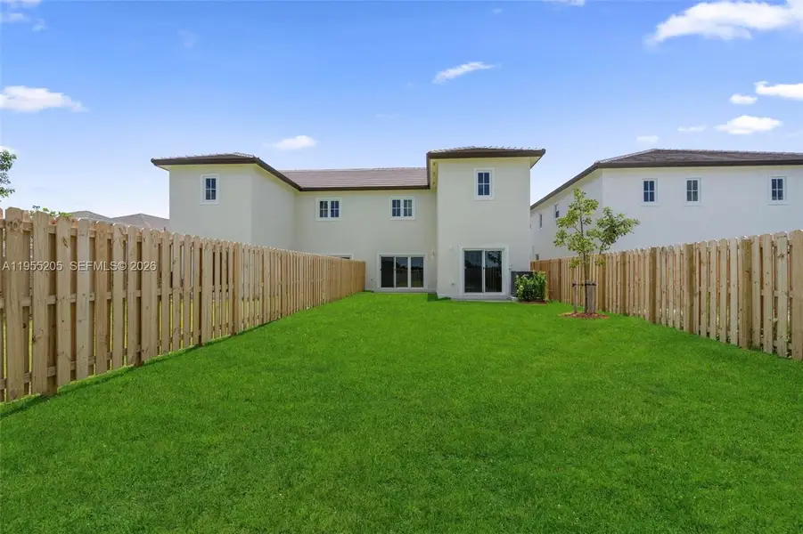 Exterior details and patio area of a home in , Homestead (Image 20). Exterior details and patio area of a home in , Homestead (Image 20).