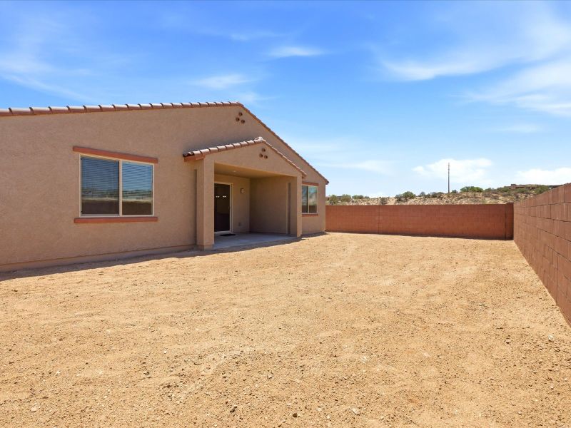 Exterior details and patio area of a home in Naranja Trails, Oro Valley (Image 2). Exterior details and patio area of a home in Naranja Trails, Oro Valley (Image 2).