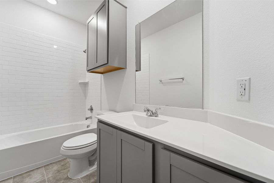 Furnished interior view inside a new home in Saddlebrook Estates, Waxahachie (Image 12).