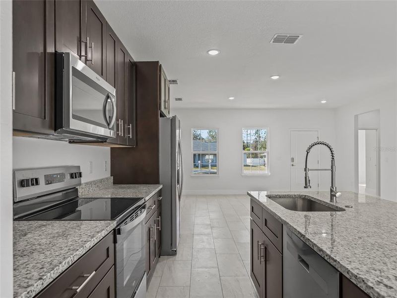 Furnished interior view inside a new home in , Ocala (Image 10).