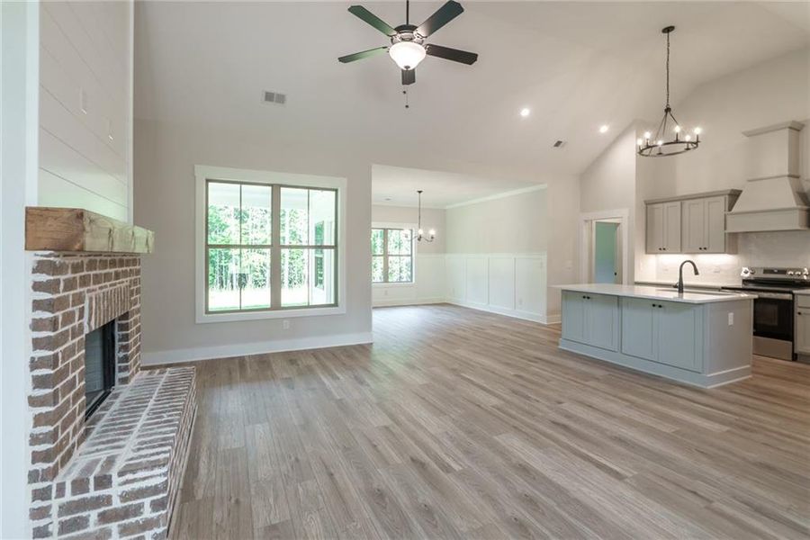 Spacious, unfurnished interior of a new home in , Social Circle (Image 19). Spacious, unfurnished interior of a new home in , Social Circle (Image 19).