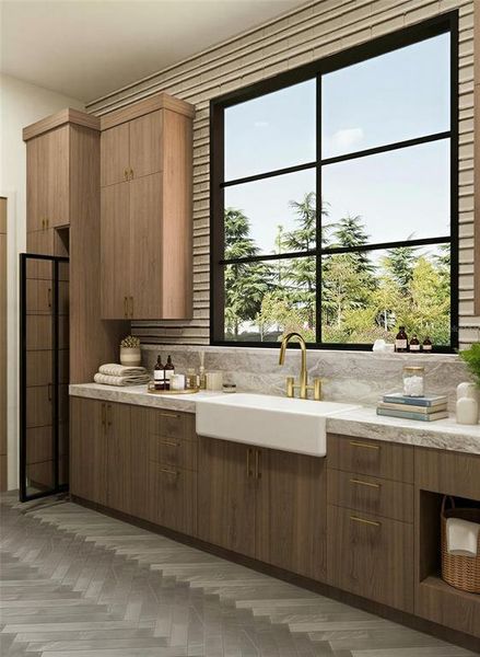 Furnished interior view inside a new home in Lake Sheen Sound, Orlando (Image 3).