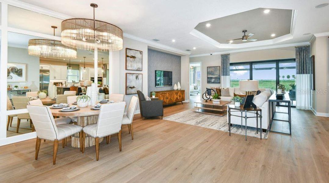 Furnished interior view inside a new home in Skye Ranch Community Group Page, Sarasota (Image 10).