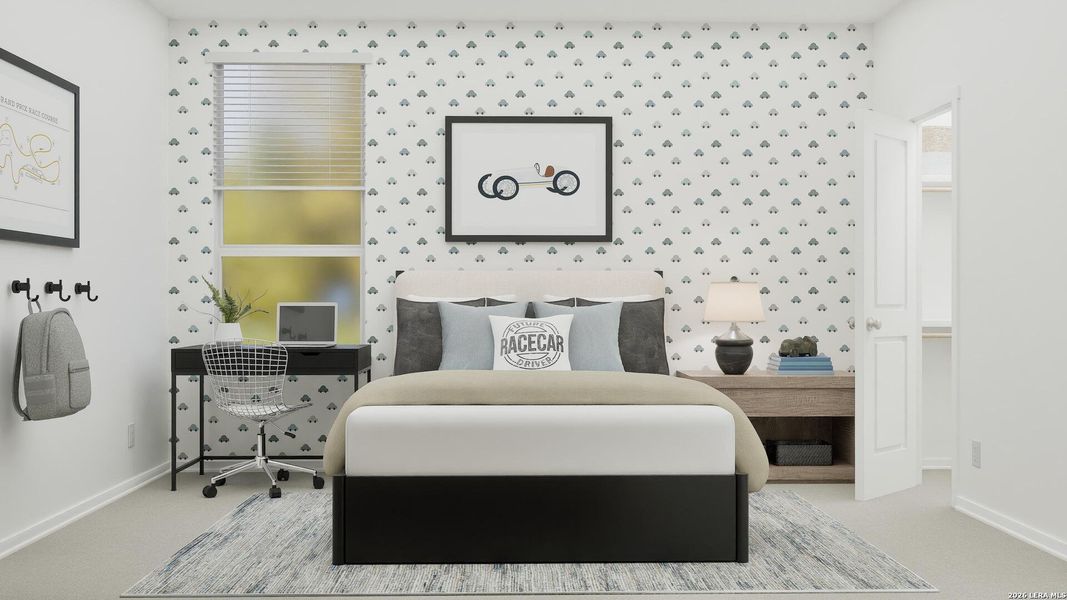 Furnished interior view inside a new home in Brookmill, San Antonio (Image 30). Furnished interior view inside a new home in Brookmill, San Antonio (Image 30).