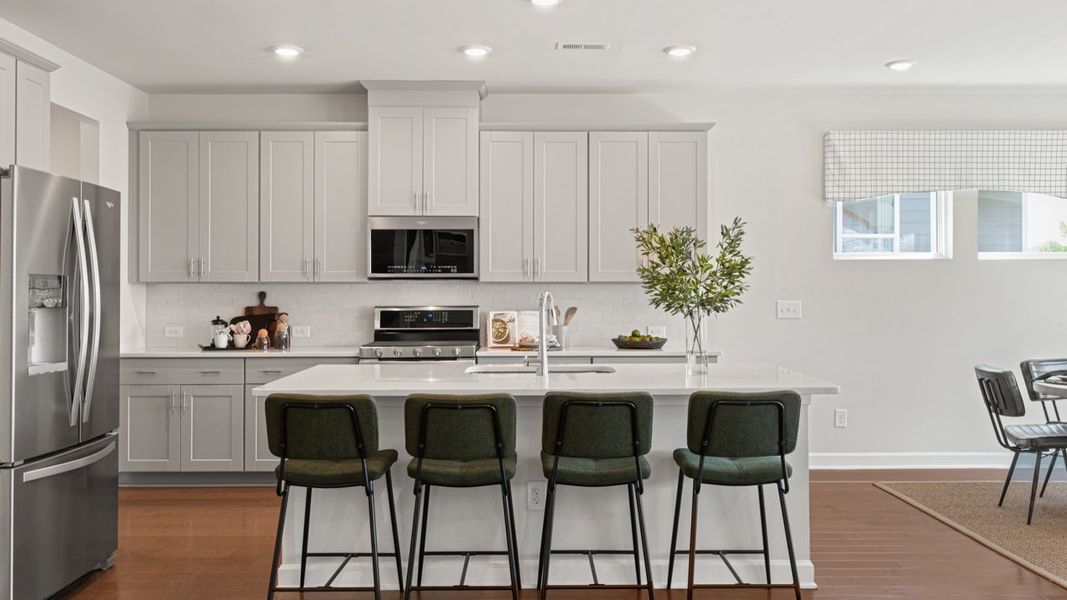 Representative furnished interior of a home built from the Johnson by Meritage Homes in Riverwood Farm, Piedmont (Image 12).