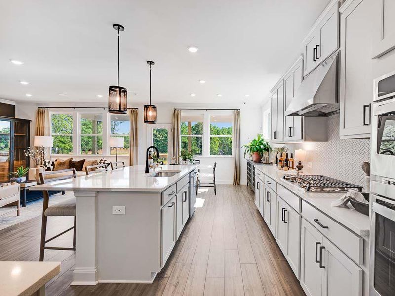 Furnished interior view inside a new home in Bailey Fence, Dacula (Image 21).