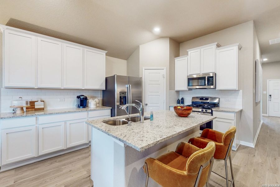Furnished interior view inside a new home in Agave, San Antonio (Image 9).