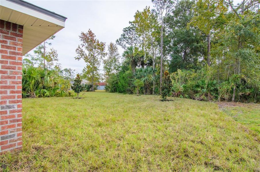 Exterior details and patio area of a home in Palm Coast, Palm Coast (Image 3).
