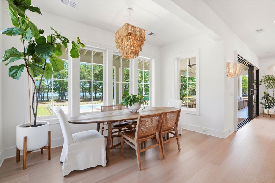 Furnished interior view inside a new home in , Wadmalaw Island (Image 53).
