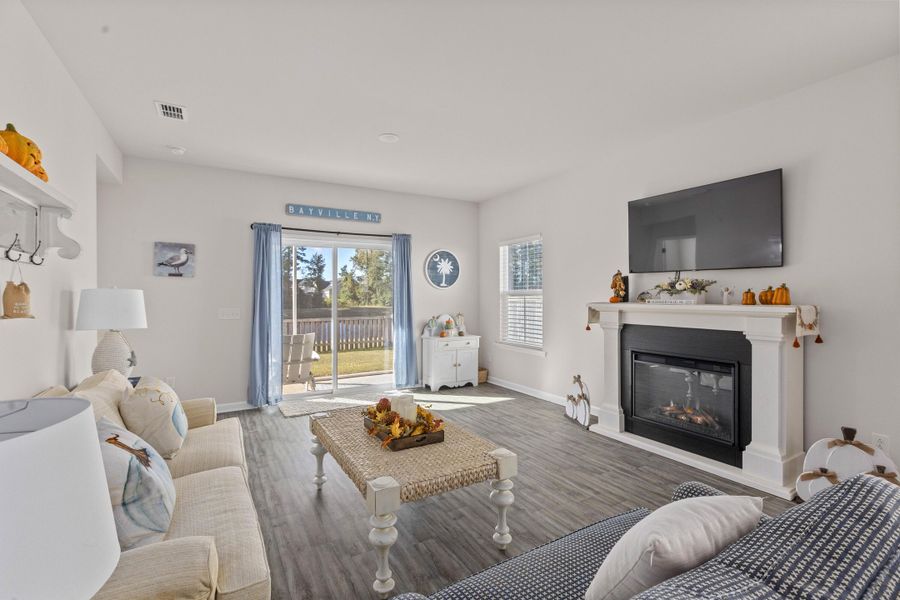 Furnished interior view inside a new home in K. Hovnanian's® Four Seasons at Lakes of Cane Bay, Summerville (Image 15). Furnished interior view inside a new home in K. Hovnanian's® Four Seasons at Lakes of Cane Bay, Summerville (Image 15).
