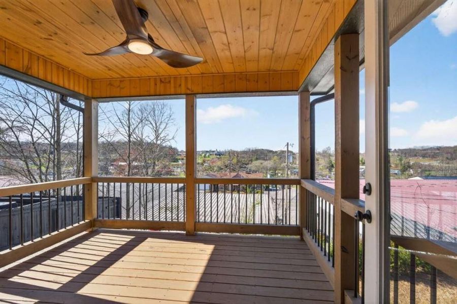 Exterior details and patio area of a home in , Blue Ridge (Image 26).