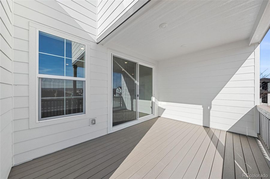 Exterior details and patio area of a home in , Littleton (Image 3). Exterior details and patio area of a home in , Littleton (Image 3).