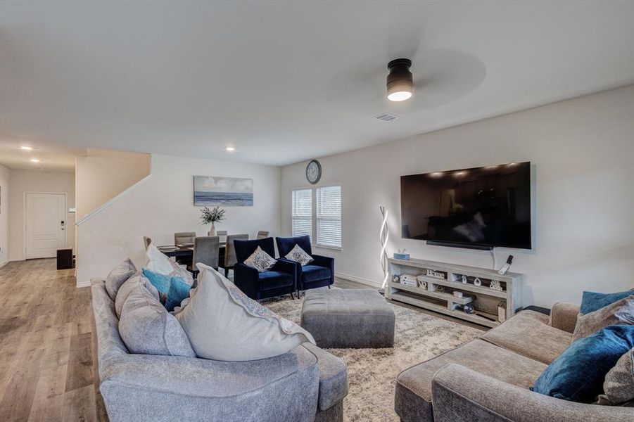 Furnished interior view inside a new home in , Aubrey (Image 8). Furnished interior view inside a new home in , Aubrey (Image 8).