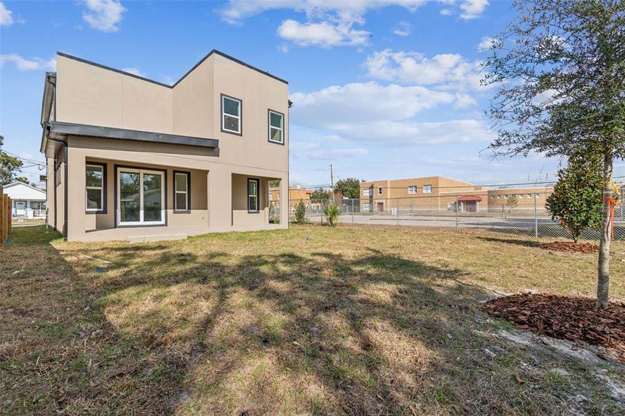 Exterior details and patio area of a home in , Tampa (Image 42).