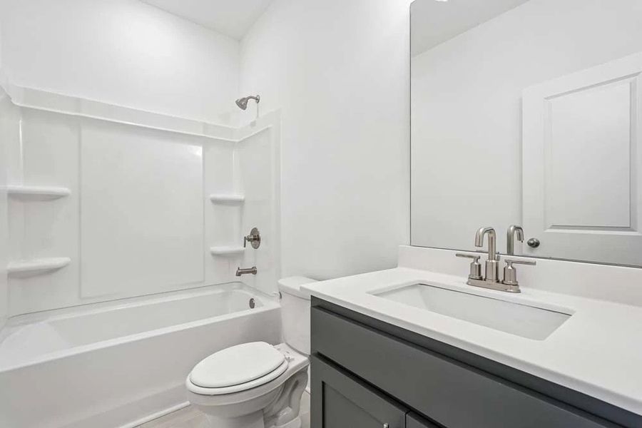 Sample Photo: Bathroom Two featuring Minimalist Collection Finishes