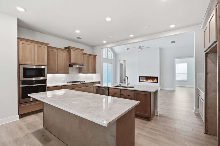 Furnished interior view inside a new home in Esperanza, Boerne (Image 13).